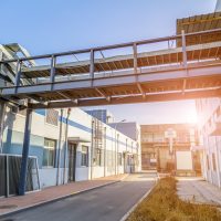 building scheduling metal tomatoes entrance hall